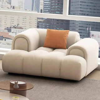 Luxury Sectional Calf Leather Sofa Cama Chaise Sofa Set-GraffitiWallArt