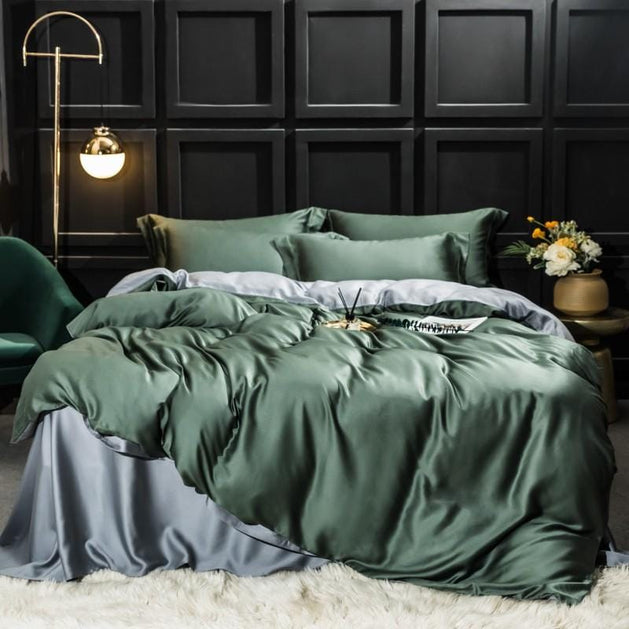 Luxury Silk Bedding Set - Premium Quality Silk Bedding-GraffitiWallArt