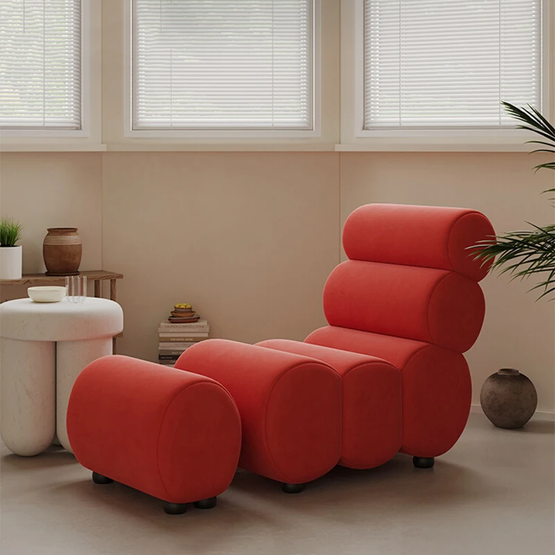 Designer Wing Back Sofa Chair for Living Room-GraffitiWallArt