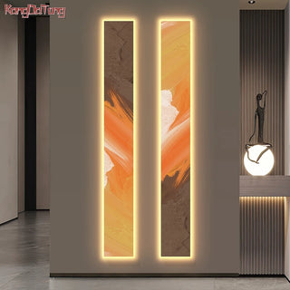 Abstract LED Indoor Panel Wall Lamp