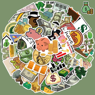 Mr. Monopoly Millionaire Sticker - Berühmtes wasserfestes Paket