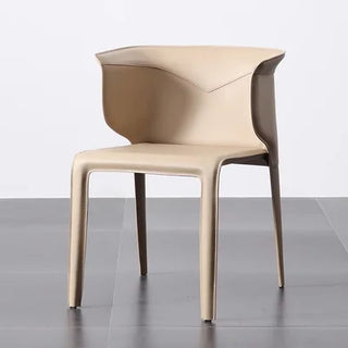 Chaise de salle à manger de luxe en cuir italien