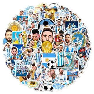 Football Star Lionel Messi Series Stickers - Famous Bundle