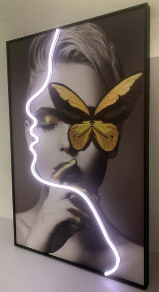 Blindness Model Neon Wall Art – Una fusione moderna di arte e luce