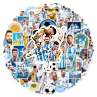 Football Star Lionel Messi Series Stickers - Famous Bundle