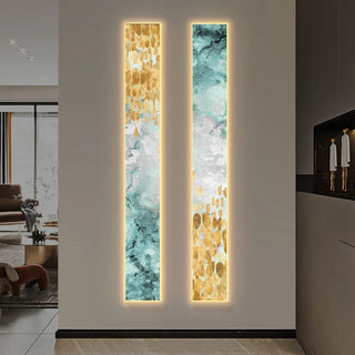 Abstract LED Indoor Panel Wall Lamp