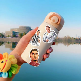 Stickers de la estrella del fútbol Ronaldo - Paquete famoso a prueba de agua