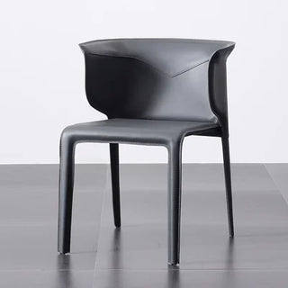 Italian Saddle Leather Luxury Dining Chair