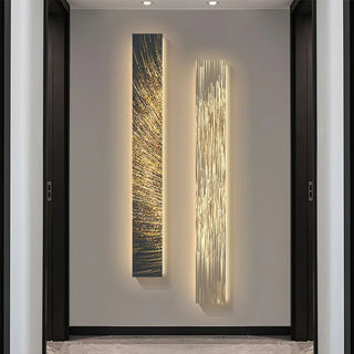 Abstract LED Indoor Panel Wall Lamp