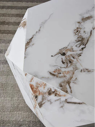 Marble Diamond Designer Coffee Table-GraffitiWallArt