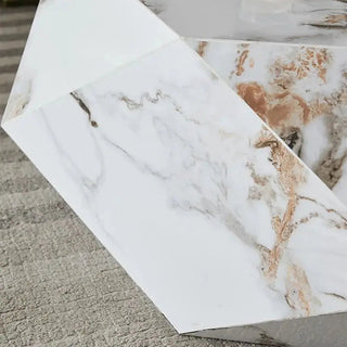 Marble Diamond Designer Coffee Table-GraffitiWallArt