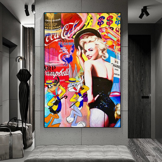 Marilyn Dancer Wall Art: Bugs Bunny – Discover Memorable Art-GraffitiWallArt