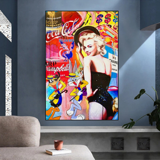 Marilyn Dancer Wall Art: Bugs Bunny – Discover Memorable Art-GraffitiWallArt