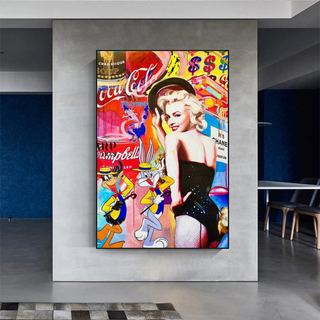 Marilyn Dancer Wall Art: Bugs Bunny – Discover Memorable Art-GraffitiWallArt