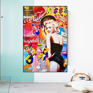 Marilyn Dancer Wall Art: Bugs Bunny – Discover Memorable Art-GraffitiWallArt