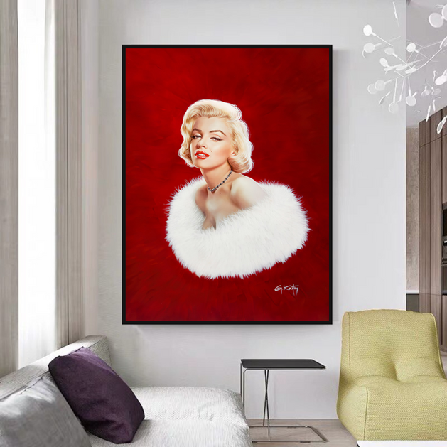 Marilyn Monroe Canvas Poster - High-Quality Artprint