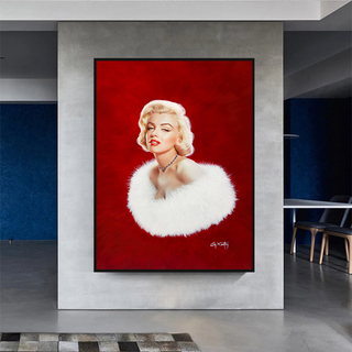 Marilyn Monroe Canvas Poster - High-Quality Artprint-GraffitiWallArt