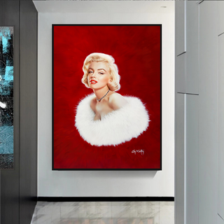 Marilyn Monroe Canvas Poster - High-Quality Artprint-GraffitiWallArt