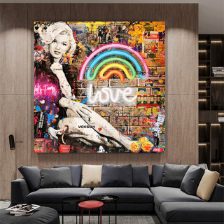 Marilyn Monroe Canvas Wall Art - Exquisite Decor Solution-GraffitiWallArt