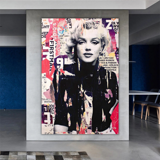 Marilyn Monroe Street Art: Depiction & Unique Interpretation-GraffitiWallArt