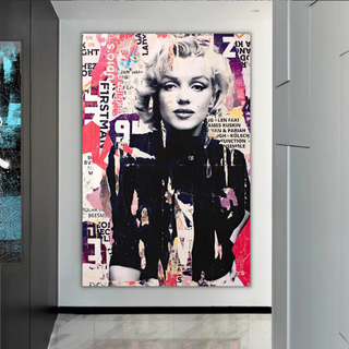 Marilyn Monroe Street Art: Depiction & Unique Interpretation-GraffitiWallArt