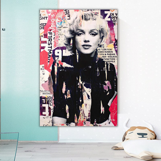 Marilyn Monroe Street Art: Depiction & Unique Interpretation-GraffitiWallArt