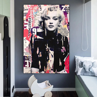 Marilyn Monroe Street Art: Depiction & Unique Interpretation-GraffitiWallArt