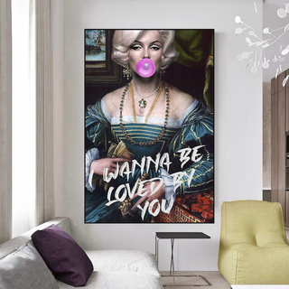 Marilyn Monroe Street Pop Wall Art – Unique Décor-GraffitiWallArt