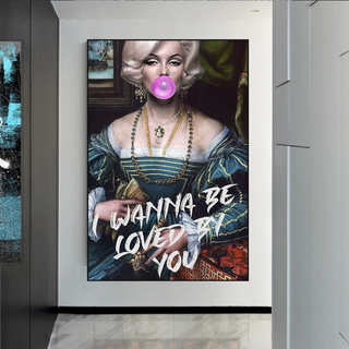 Marilyn Monroe Street Pop Wall Art – Unique Décor-GraffitiWallArt