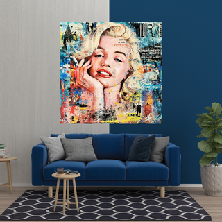 Marilyn Monroe Style Icon Pop Art: A Timeless Tribute-GraffitiWallArt