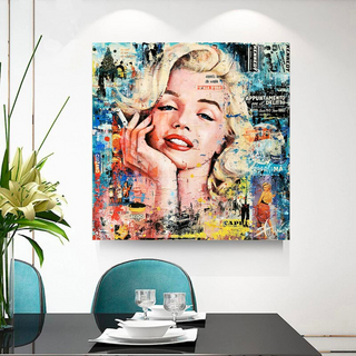 Marilyn Monroe Style Icon Pop Art: A Timeless Tribute-GraffitiWallArt