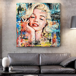 Marilyn Monroe Style Icon Pop Art: A Timeless Tribute-GraffitiWallArt