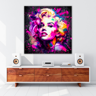 Marilyn Monroe Wall Art - Captivating Iconic Décor-GraffitiWallArt