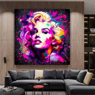 Marilyn Monroe Wall Art - Captivating Iconic Décor-GraffitiWallArt