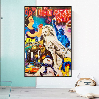 Marilyn n Alice Street Style Art - Elevate your home decor-GraffitiWallArt