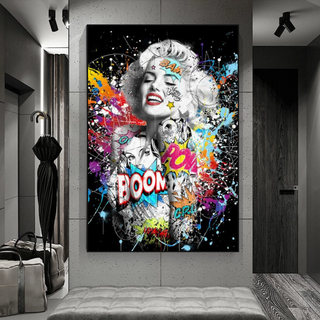 Marilyn Pop Art: Explore the Vibrant World of Marilyn Monroe-GraffitiWallArt