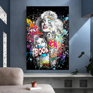 Marilyn Pop Art: Explore the Vibrant World of Marilyn Monroe-GraffitiWallArt