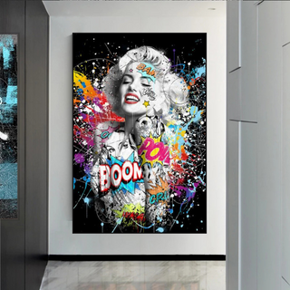 Marilyn Pop Art: Explore the Vibrant World of Marilyn Monroe-GraffitiWallArt