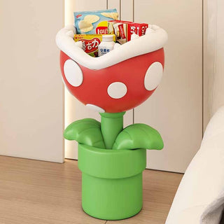 Mario Flower Statue: Unique Ornament for Mario Fans-GraffitiWallArt