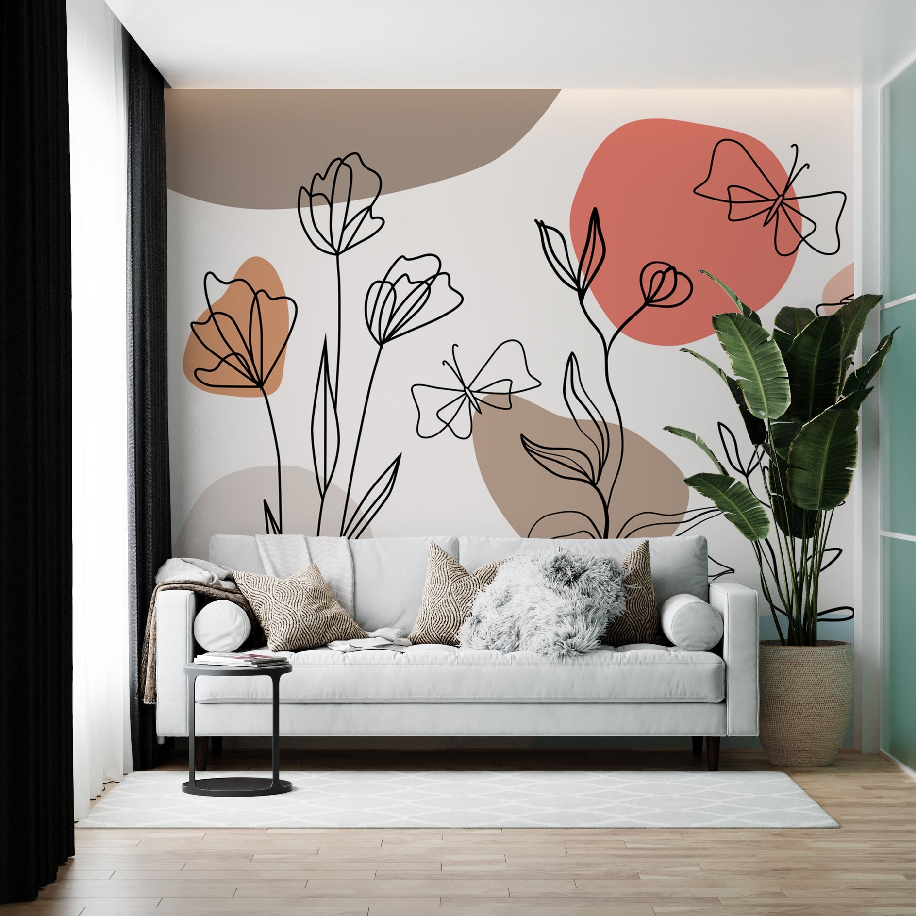 Matisse Floral Art Wallpaper Mural - Genuine Quality-GraffitiWallArt