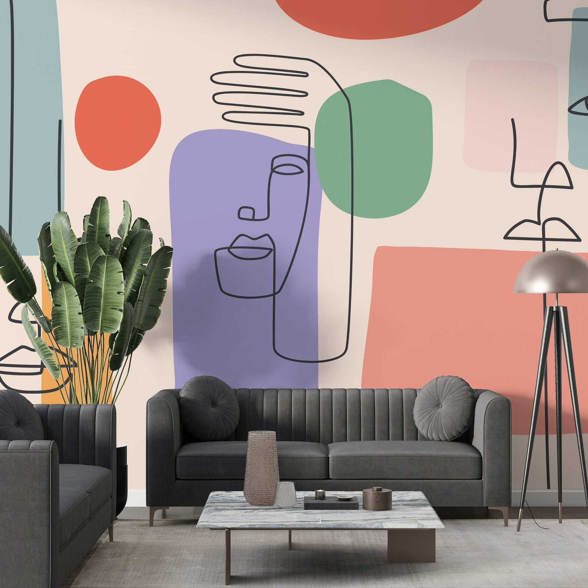 Matisse Wallpaper Mural: Vibrant Artistry for Your Walls-GraffitiWallArt