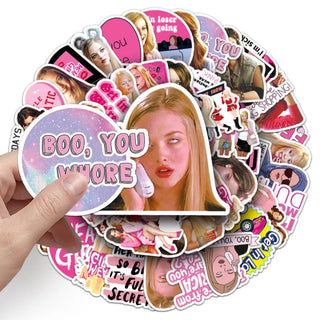 Mean Girl Movie Stickers Pack-GraffitiWallArt