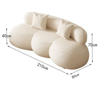 Meubles Curved Bubble Puff Sofa Set - Perfect Addition-GraffitiWallArt