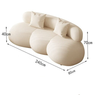 Meubles Curved Bubble Puff Sofa Set - Perfect Addition-GraffitiWallArt