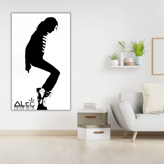 Michael Jackson Canvas Wall Art: Exclusive Alec Design-GraffitiWallArt