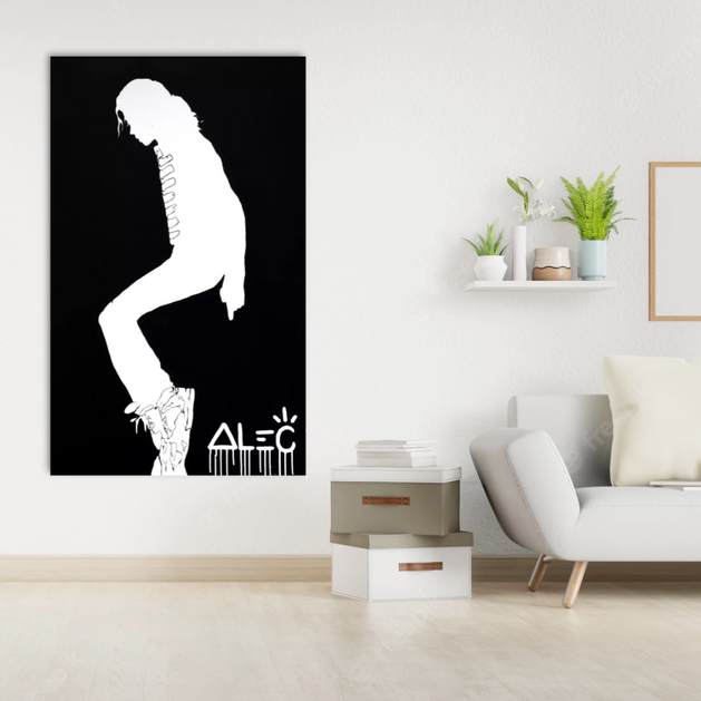 Michael Jackson Canvas Wall Art – Portraits for Fans-GraffitiWallArt