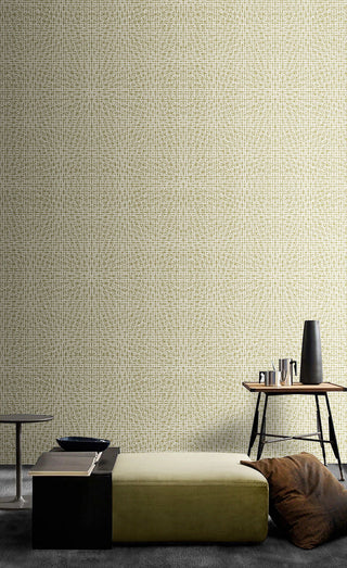 Minimalistic Geometric Yellows Wallpaper Mural-GraffitiWallArt