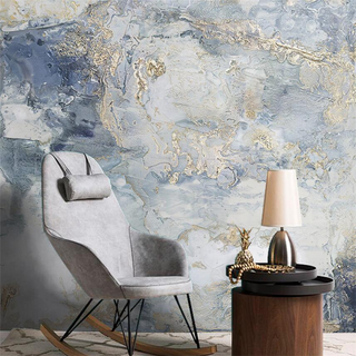 Misty Marble Wallpaper Mural - Enhance Your Walls-GraffitiWallArt