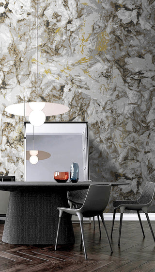 Mix Marble Sponge Wallpaper Mural-GraffitiWallArt