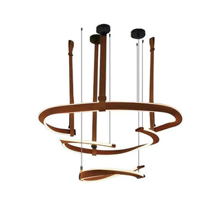 ModaLux Leather Craft LED Chandelier-GraffitiWallArt